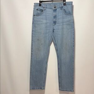 Wrangler Men's Light Blue Straight Jeans